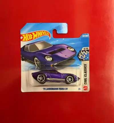 71 Lamborghini Muira SV hot wheels