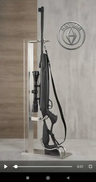 Hatsan markasına aid pnevmatik tüfəngdir (Hatsan Break Barrel Air Rifle — qırmalı pnevmatik tüfəng).