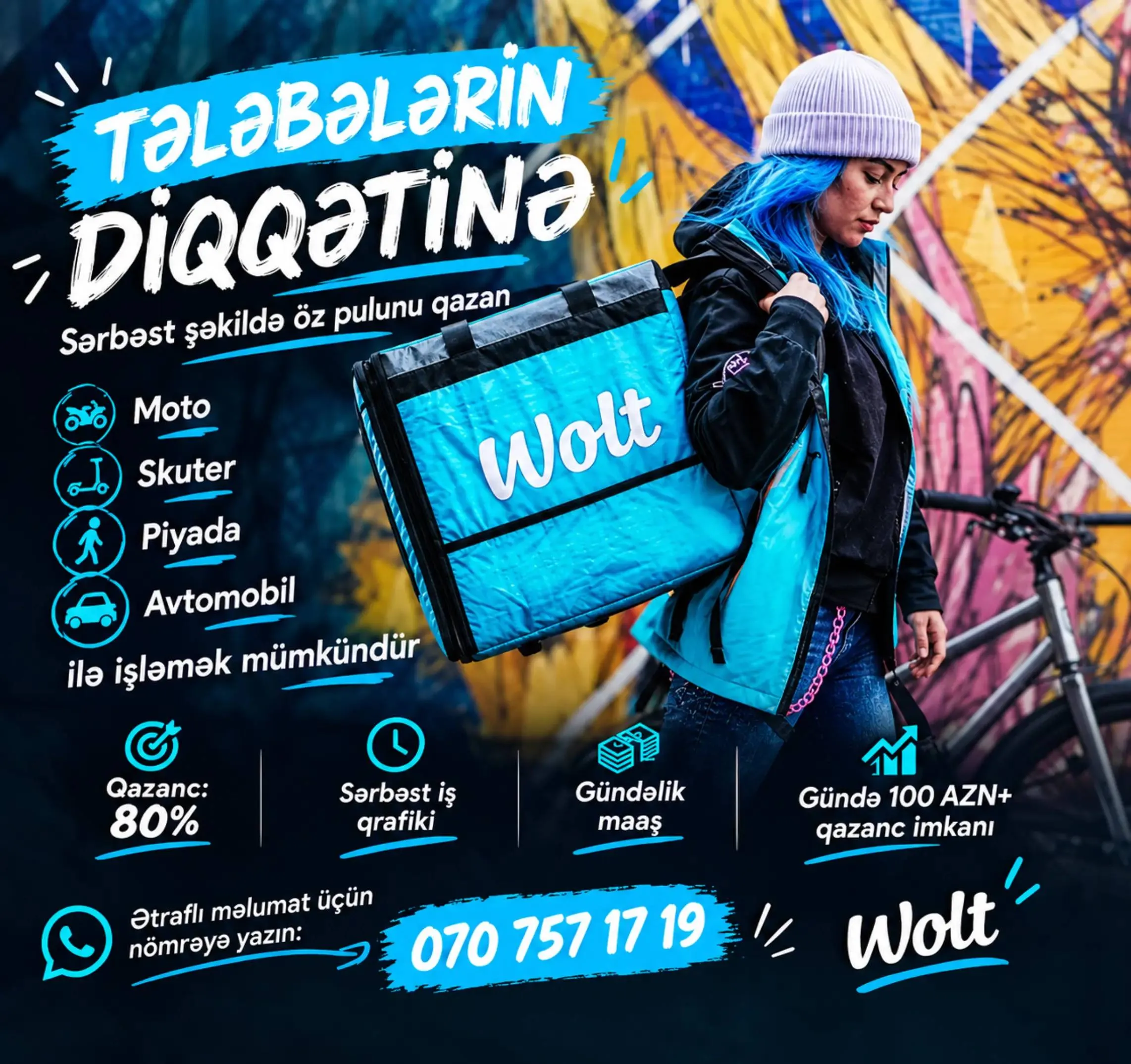 Wolt Partner Kuryer İşi💲👍🏻