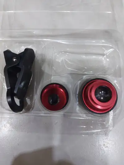 Telefon üçün klipsli obyektiv dəsti