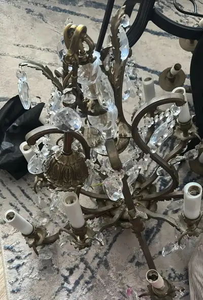 Cexski lustra təmiz bronz 